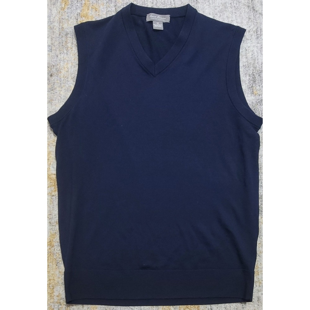 Daniel Cremieux Signature Collection Mens Merino Wool V-Neck Vest PO Size Med‎
